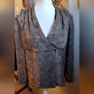 🗝 80s Academia Blouse